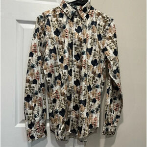 LEO CHEVALIER design long sleeve shirt Sz : M